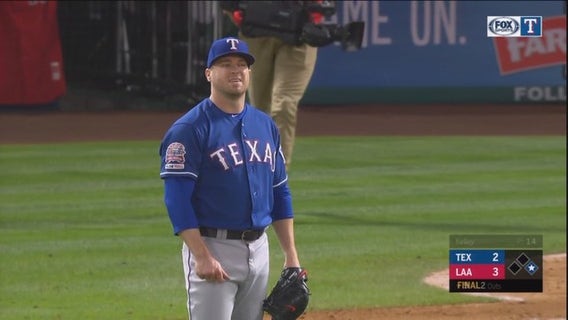 Calhoun rallies Angels past Rangers 3-2 to snap 5-game skid