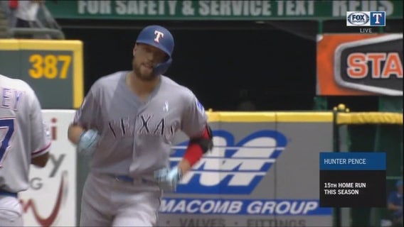 Pence activated from IL by Rangers, Calhoun back to minors