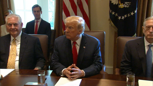 Trump warns NKorea that US is 'locked and loaded'