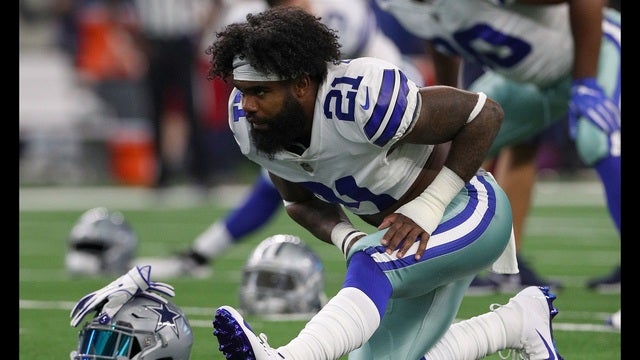 Cowboys, Seahawks figure to focus on runs of Elliott, Carson