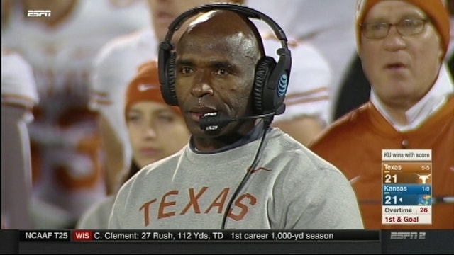 Texas AD Perrin says Strong to be evaluated after next game