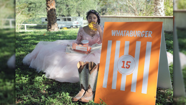 Texas quinceañera goes viral with Whataburger-themed photoshoot