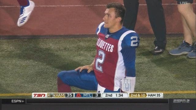 Johnny Manziel released by CFL team; Banned from league