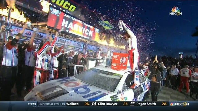 Harvick earns his shot at NASCAR Cup title with win at Texas