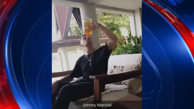 Johnny Manziel seen partying in Miami days after court deal reached