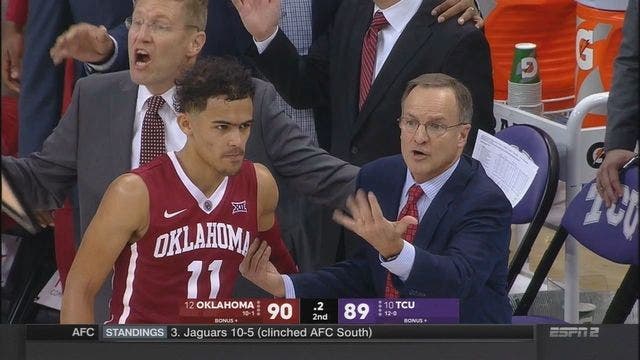 Young leads No. 12 Oklahoma over No. 10 TCU