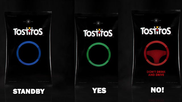 New Tostitos chips bag detects alcohol