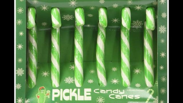 Pickle candy canes are happening