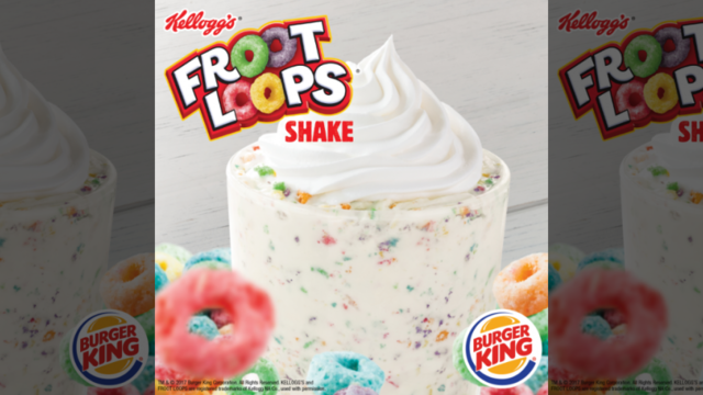 Burger King now has a Froot Loops Shake