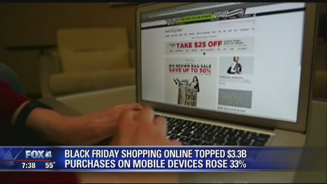 More shoppers went online than to a store this Black Friday