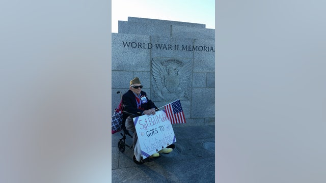 108-year-old WWII veteran pays special visit to DC memorial