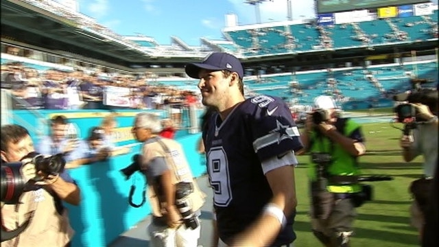 Cowboys face Carolina knowing this: They're 3-0 with Romo