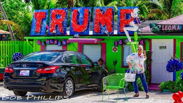 After 6 signs stolen, Trump supporter goes bigger
