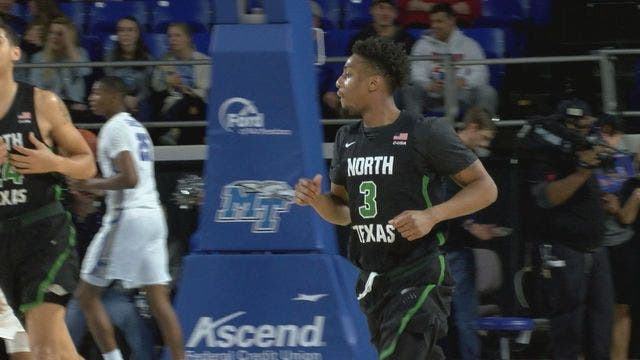 Smart sets school record, but North Texas falls to MTSU 79-73