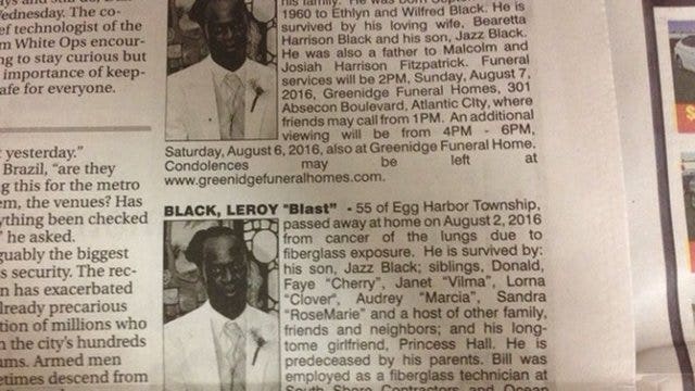 Man's dueling obituaries name wife in 1, girlfriend in other