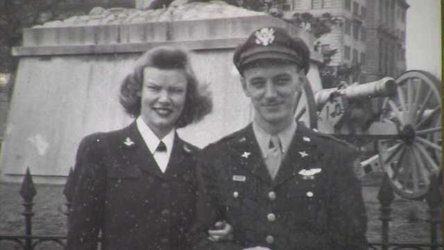 WWII veterans celebrate 70th wedding anniversary