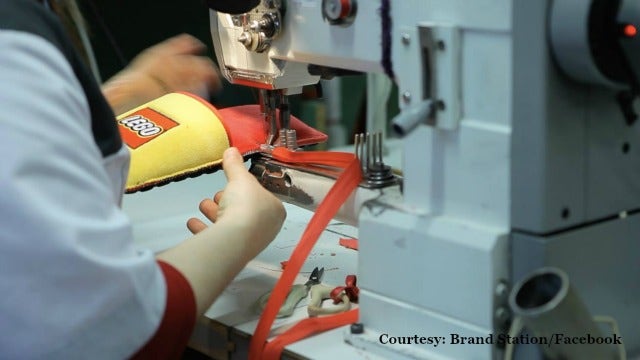 WATCH: French Company Unveils 'LEGO Slippers'