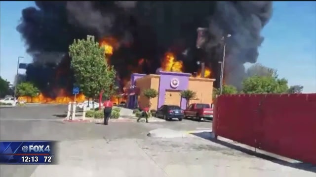 VIDEO: Tanker explodes dangerously close to restaurant