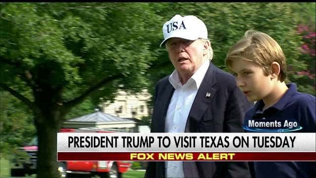 Trump to visit Texas on Tuesday after Harvey