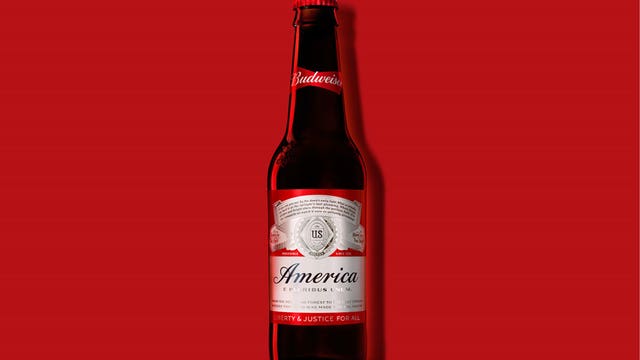 Budweiser becomes "America"