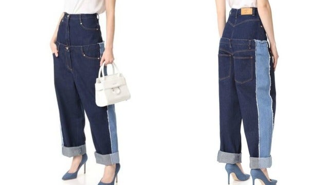 New fashion trend double-waisted jeans cost $695