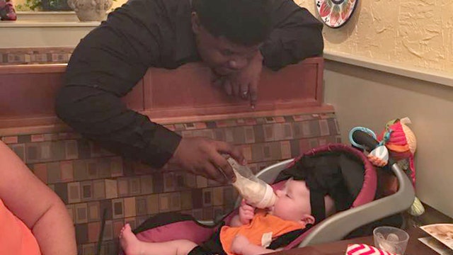 Mom thanks Olive Garden for server's kind gesture