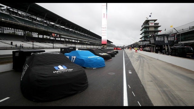 Final regular season NASCAR race postponed by rain at Indy