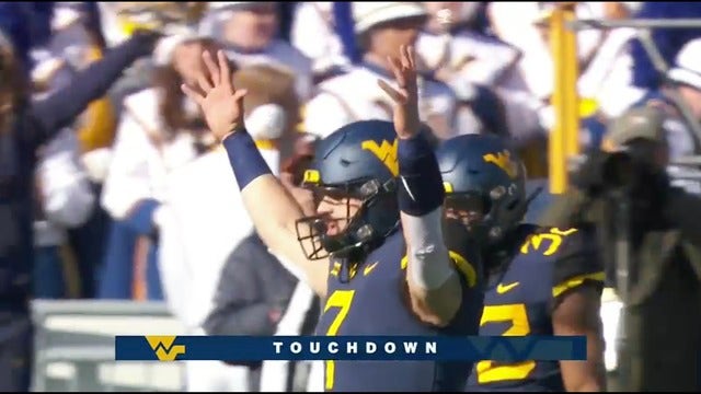 Grier throws for 3 TDs, West Virginia beats TCU 47-10