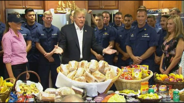 Trump credits troops, and himself, for military advances