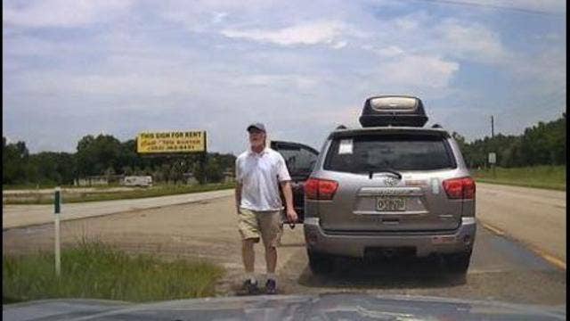 WATCH: Florida cop says nothing, tases angry driver