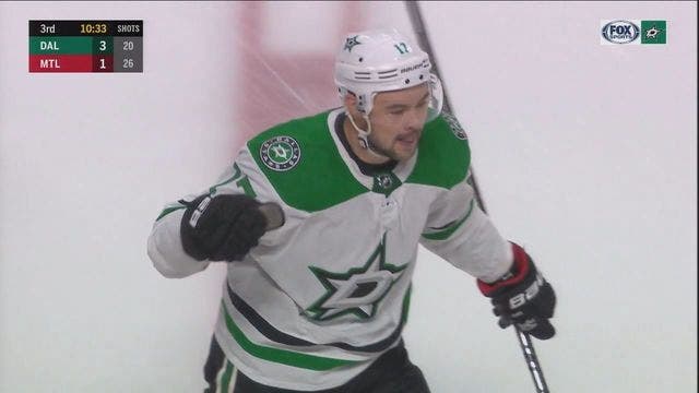 Shore has 3 points, Bishop 34 saves to lift Stars over Habs