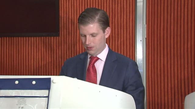 Donald Trump's son posts photo of ballot on Twitter, may have broken NY law