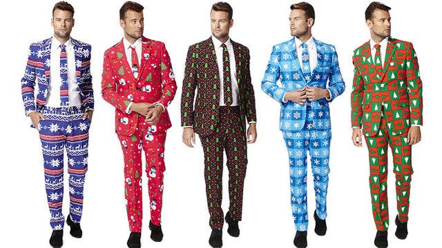 Holiday suits making a 'treemendous' statement