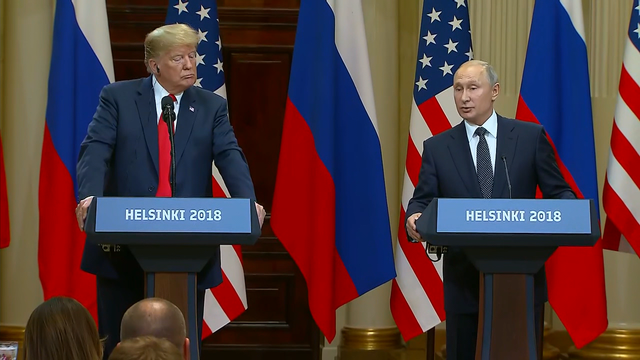 Trump embraces longtime US foe Putin, doubting own intel