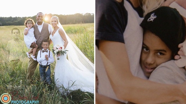 Metro Atlanta Mom's Wedding Photo Honors Angel Son