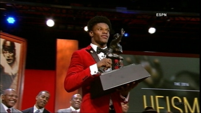 Lousiville's Lamar Jackson wins Heisman Trophy