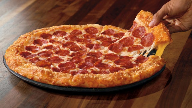 Pizza Hut unveils grilled cheese stuffed crust pie