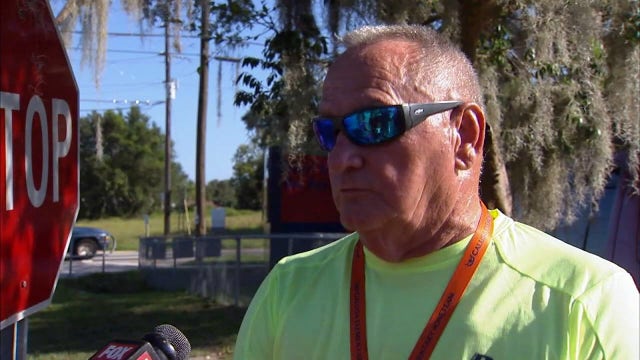 Elderly school volunteer recovering after driver's car-line outburst