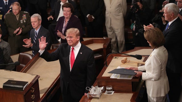 Pres. Trump did not wait for House Speaker Pelosi to introduce him at State of the Union