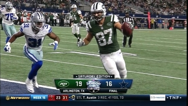 Jets top Cowboys 19-16, keep pressure on in AFC wild card