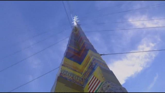 World's tallest Lego tower built in honor of boy who died of cancer