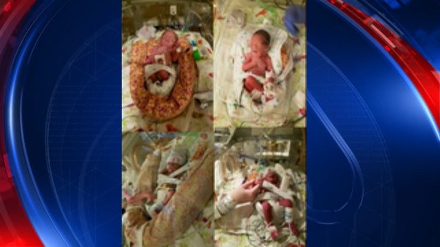 Georgia couple gives birth to quadruplets