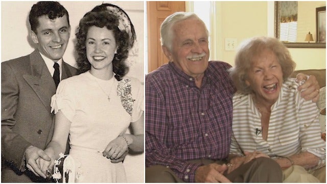 Couple celebrates 70th wedding anniversary near Valentine's Day