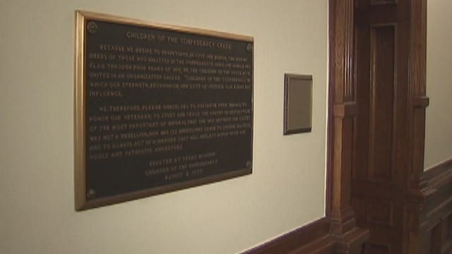 Confederate plaque removed from Texas Capitol