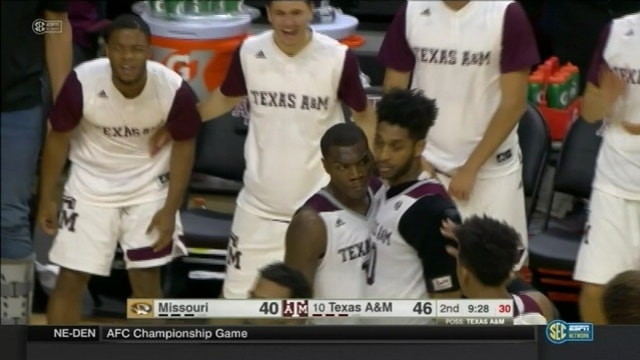 Jones scores 20 as No. 10 A&M gets 66-53 win over Missouri