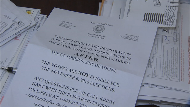 Dallas County: USPS failed to postmark some voter registrations by deadline