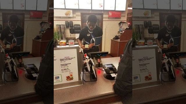Photo of Chick-fil-A server working through injury goes viral