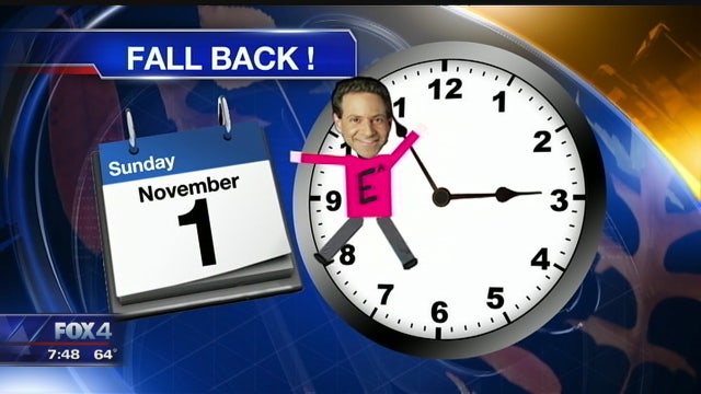 Don't forget to set your clocks back