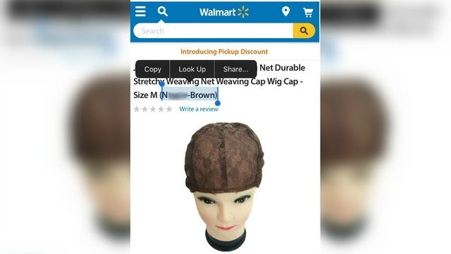 Walmart site used N-word in product description