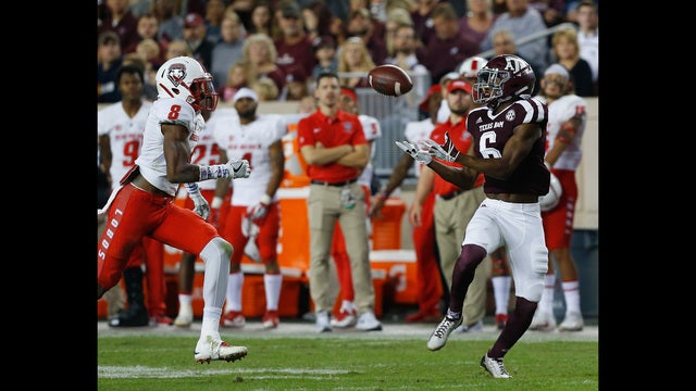 Starkel has 4 TD passes as A&M trounces New Mexico 55-14